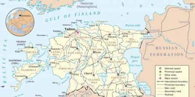 Η εσθονία στο χάρτη